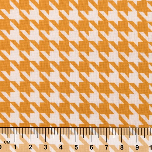 Ткань для пэчворка PEPPY   БАБУШКИН СУНДУЧОК   ФАСОВКА   50 x 55 см  140 г/кв.м ± 5   100\% хлопок БС-13 гусиная лапка ярко-желтый