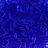 Бисер Чехия BUGLES   351-12001   6.8 мм  3 "  50 г 30080 васильковый