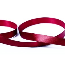 Лента атласная 12 мм ( 1/2 ")  "Gamma"   33 м ± 2 м №135 бордовый