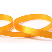 Лента атласная 12 мм ( 1/2 ")  "Gamma"   33 м ± 2 м №064 желтый