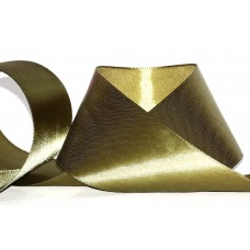 Лента атласная 50 мм ( 2 ")  "Gamma"   33 м ± 2 м №130 хаки