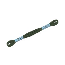 Нитки для вышивания "Gamma"    мулине  ( 0207-0819 )  100\% хлопок   24 x  8 м №0616 т-хаки