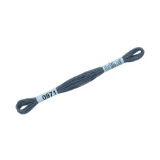 Нитки для вышивания "Gamma"    мулине  ( 0820-3070 )  100\% хлопок   24 x  8 м №0971 т.серый