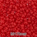 Бисер Чехия круглый 4 10/0 2.3 мм 500 г 93170 mat (Ф646) красный мат.
