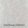 Бисер Чехия GAMMA круглый 3 10/0 2.3 мм 10 х 5 г 1-й сорт C629mat прозрачный мат. ( 00050 )