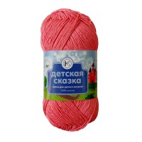 Пряжа СПБ "Детская сказка"   100\% хлопок   8 шт. х  100 г  250 м №0801 розовый