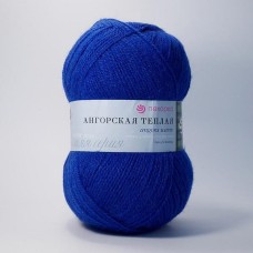 Пряжа Пехорская ПТ "Ангорская теплая"   60\% акрил, 40\% шерсть   5 шт. х  100 г  480 м ± 29 м №026 василек