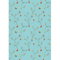 Ткань для пэчворка PEPPY   ВЕРСАЛЬСКИЕ САДЫ   ФАСОВКА   50 x 55 см  146 г/кв.м ± 5   100\% хлопок ВС-05 голубой