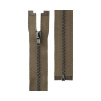 Молния Металл оксид (черный никель) ZIP 3B   однозамковая   80 см Тип 3   10 шт  разъёмная   "Gamma" №287 серо-коричневый