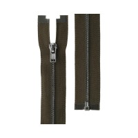 Молния Металл оксид (черный никель) ZIP 3B   однозамковая   80 см Тип 3   10 шт  разъёмная   "Gamma" №316 коричнев.хаки