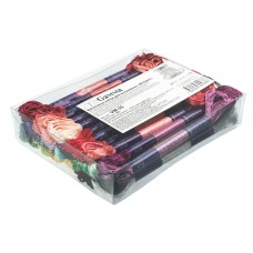 Нитки для вышивания "Gamma"   набор мулине   VM-35   100\% вискоза   35 x  8 м №01 Цветочная поляна