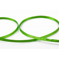 Лента атласная 3 мм ( 1/8 ")  "Gamma"   AL-3P   двухстор.   91.4 м №085 серо-зеленый