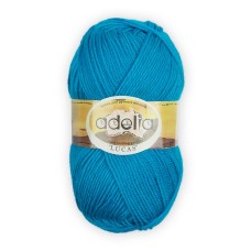 Пряжа ADELIA "LUCAS"   70\% шерсть, 30\% акрил   5 шт. х  100 г  218 м ± 10 м №11 яр.голубой