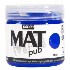 Краска акриловая "PEBEO"   экстра матовая Mat Pub №1   140 мл 256010 ультрамарин