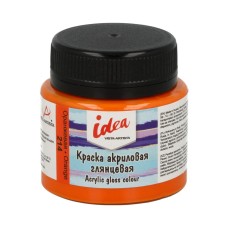 Краска акриловая "VISTA-ARTISTA"   idea   для декора глянцевая   IGA-50   50 мл 214 Оранжевая (Orange)