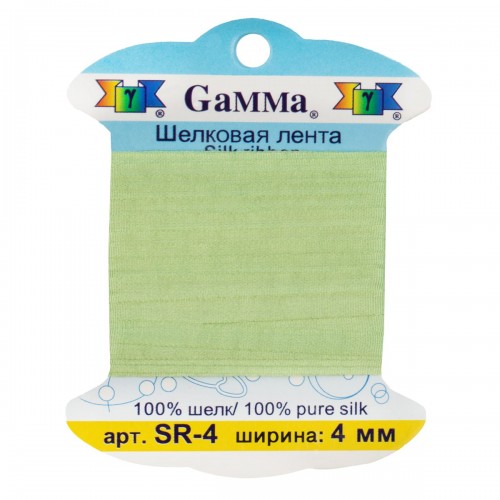 "Gamma"   шелковая   SR-4   ФАСОВКА   0.2 -  4 мм  9.1 м ± 0.5 м №207 св. салатовый