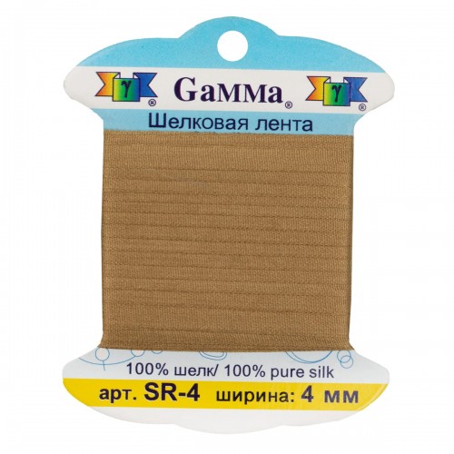 "Gamma"   шелковая   SR-4   ФАСОВКА   0.2 -  4 мм  9.1 м ± 0.5 м №215 горчичный
