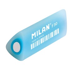 "Milan"   Ластик F30 Cristal треугольный полупрозрачный   5.1х2.5х2.5 см  30 шт. CPMF30 синий