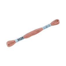 Нитки для вышивания "Gamma"    мулине  ( 0820-3070 )  100\% хлопок   24 x  8 м №3028 молочный шоколад