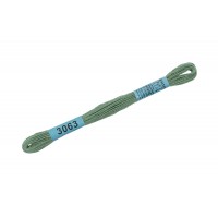 Нитки для вышивания "Gamma"    мулине  ( 0820-3070 )  100\% хлопок   24 x  8 м №3063 св.изумруд