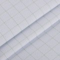 №14 цв. 92\% хлопок, 8\% терилен 150 см бл.бледно-голубой в клетку