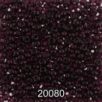 Бисер Чехия круглый 2   10/0   2.3 мм  500 г 20080(Ф167) т.лиловый