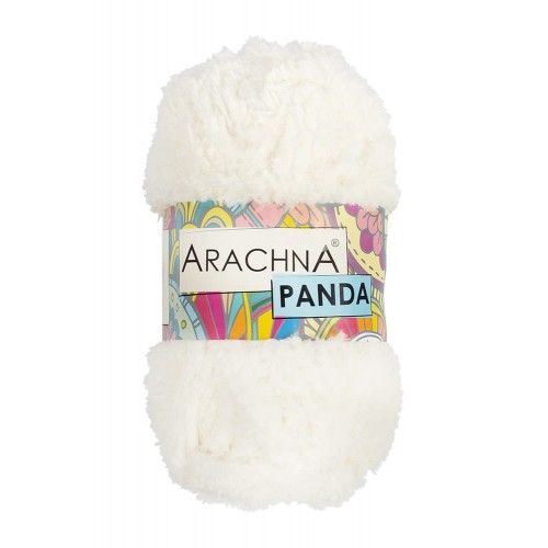 Пряжа ARACHNA "PANDA"   100\% микрополиэстер   5 шт. х  100 г  75 м №73 молочный