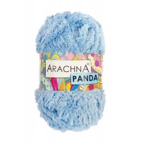 Пряжа ARACHNA "PANDA"   100\% микрополиэстер   5 шт. х  100 г  75 м №54 голубой