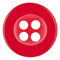 Пуговица рубашечная/блузочная "BLITZ"   DRN 0059   18 " ( 11 мм)  36 шт №148 красный
