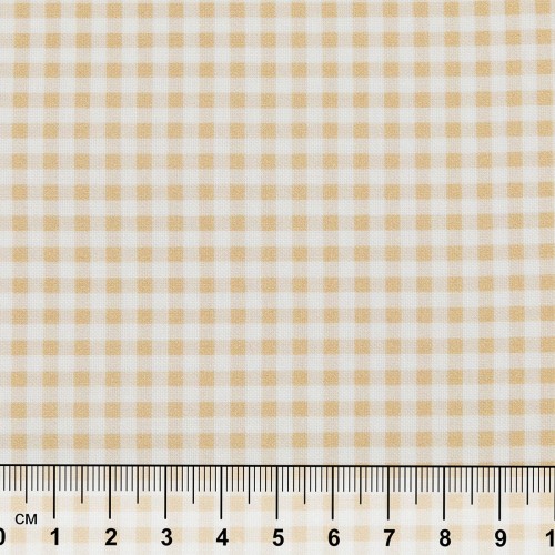 Ткань для пэчворка PEPPY   БАБУШКИН СУНДУЧОК   ФАСОВКА   50 x 55 см  140 г/кв.м ± 5   100\% хлопок БС-46 клетка бежевый