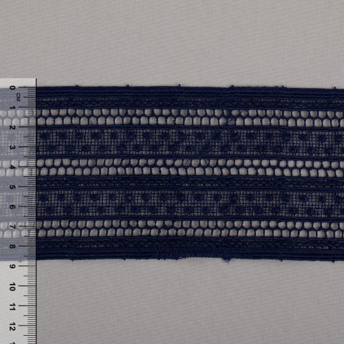 Гипюр "Gamma"   87 мм  GGM-8701   в пакете   10 м ± 0.2   Турция GP012DB т.синий