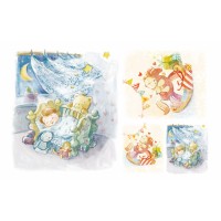 "Love2art"   бумага рисовая   KPR/R   32 x 22 см  СК/Распродажа 0005 "Спят усталые игрушки"