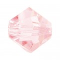 Бусина Чехия PRECIOSA бусины 451-69-302 цветн. 3.6 х 4 мм 24 шт бл.розовый (lt.rose 70120)