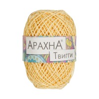Пряжа ARACHNA "Twiggy"   100\% целлюлоза   5 шт. х  50 г ± 5 г  80 м ± 6 м №05 св.желтый