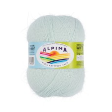 Пряжа ALPINA "WHITE RABBIT"   55\% пух кролика, 45\% нейлон   10 шт. х  50 г  300 м ± 15 м №226 мятный