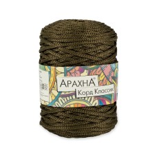 Пряжа ARACHNA "Cord Classic"   100\% полиэфир   3 шт. х  200 г ± 10 г  100 м ± 5 м №17 болотный