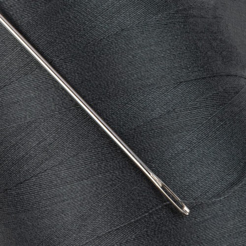 Швейные нитки (полиэстер) 40/2   "Nitka"  ( 301-400 )  4570 м №346 т.серый