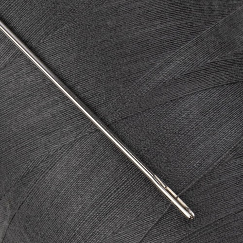 Швейные нитки (полиэстер) 40/2   "Nitka"  ( 301-400 )  4570 м №348 т.серый