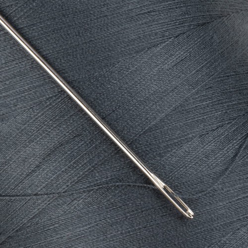 Швейные нитки (полиэстер) 40/2   "Nitka"  ( 301-400 )  4570 м №343 серый