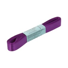 Лента атласная 12 мм ( 1/2 ")  "Gamma"   AL-12P   ФАСОВКА   10 x  5.4 м №046 лиловый