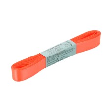 Лента атласная 12 мм ( 1/2 ")  "Gamma"   AL-12P   ФАСОВКА   10 x  5.4 м №125 красно-оранжевый