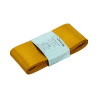 Лента атласная 50 мм ( 2 ")  "Gamma"   AL-50P   ФАСОВКА   5 x  5.4 м №121 св.охра