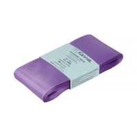 Лента атласная 50 мм ( 2 ")  "Gamma"   AL-50P   ФАСОВКА   5 x  5.4 м №034 т.сиреневый