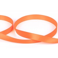 Лента атласная 12 мм ( 1/2 ")  "Gamma"   33 м ± 2 м №511N(15-1360) оранжевый(неон)