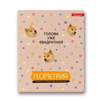"Светоч"   Тетрадь предметная "На позитиве"   A5+   40 л.  на скобе   60 г/кв.м , белизна 90 \%  10 шт. , клетка 40ТСК5_000095 Геометрия