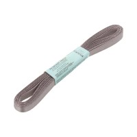 Лента атласная 6 мм ( 1/4 ")  "Gamma"   AL-6P   ФАСОВКА   10 x  5.4 м №018 т.серый