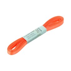Лента атласная 6 мм ( 1/4 ")  "Gamma"   AL-6P   ФАСОВКА   10 x  5.4 м №125 красно-оранжевый