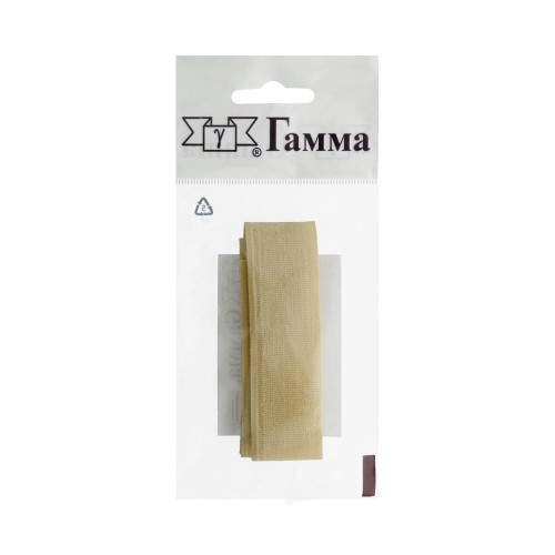 Липучка "Gamma"   25 мм  LG-25   ФАСОВКА   5 x  0.25 м №034  бежевый