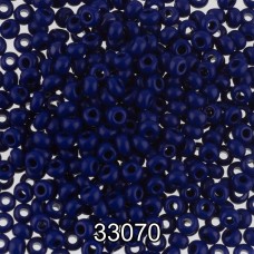 Бисер Чехия круглый 2   10/0   2.3 мм  500 г 33070 (Ф105) т.васильковый