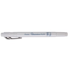 "Pentel"   Текстовыделитель двусторонний "Illumina flex"   1,0 - 3,5 мм   перо скошенное   10 шт. SLW11P-NE серый